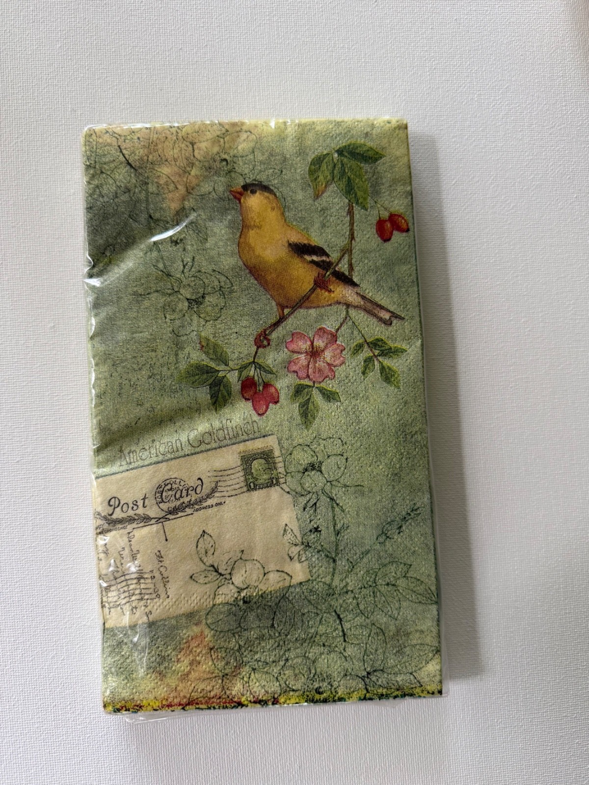 Vintage Songbird Bird paper napkins New in package Vintage Songbird Bird paper napkins New in package