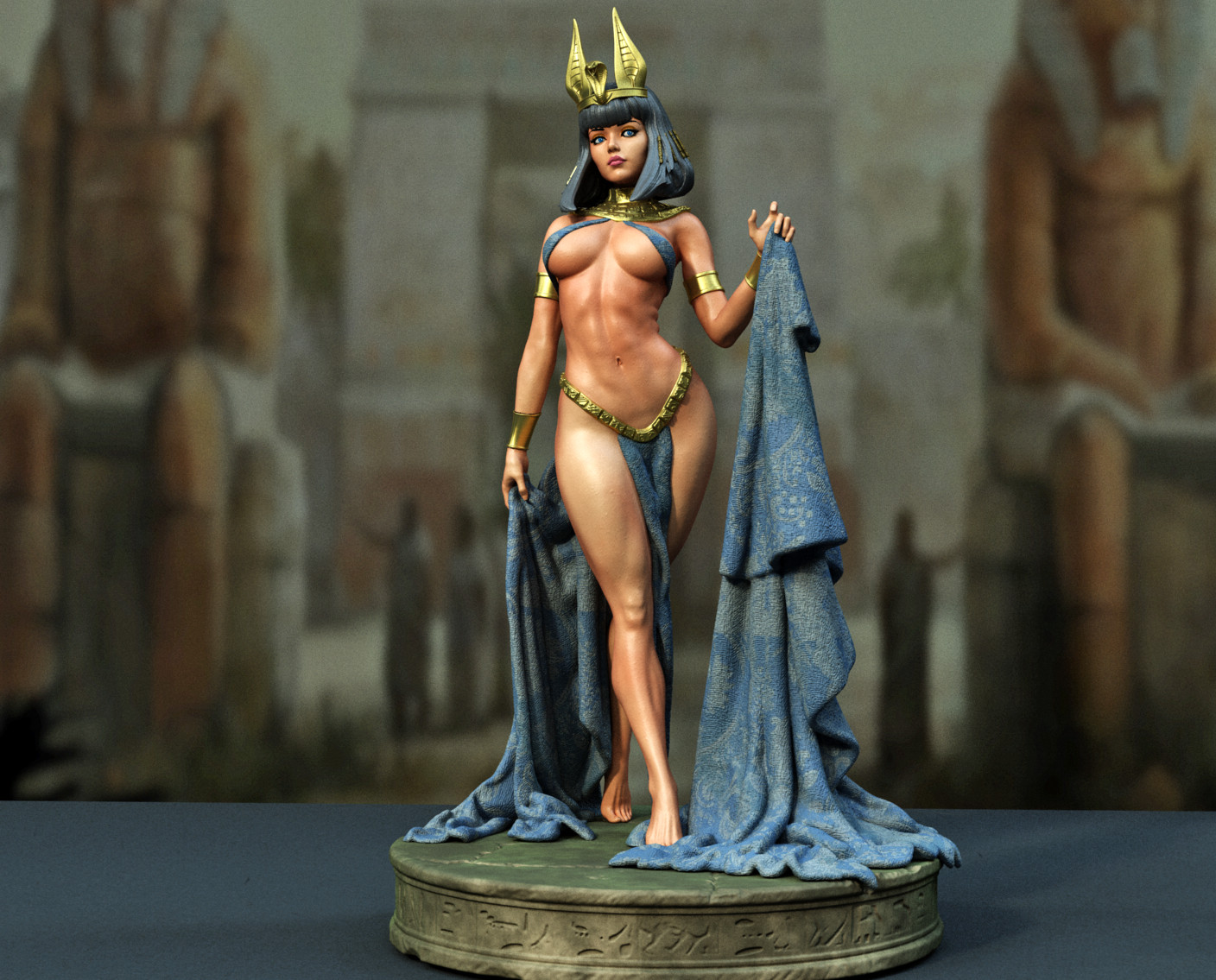 Cleopatra | Exclusive3dPrints | Commission | Exotic | NSFW | Painted |