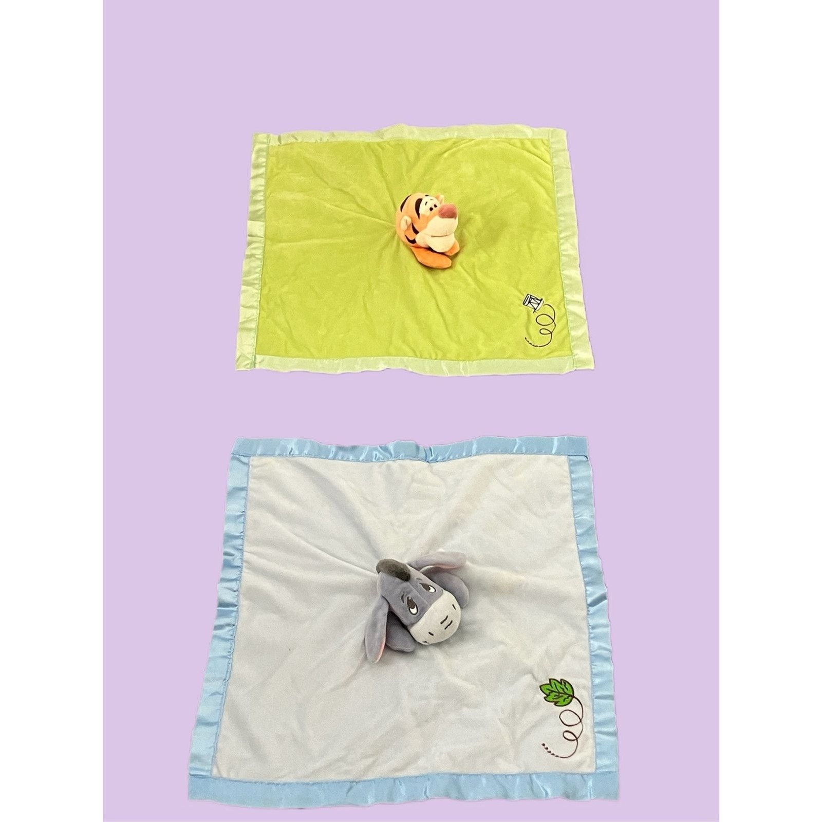 Disney Baby Tigger & Eeyore Lovey Security Blankets br (Set of 2) Disney Baby Tigger & Eeyore Lovey Security Blankets br (Set of 2)