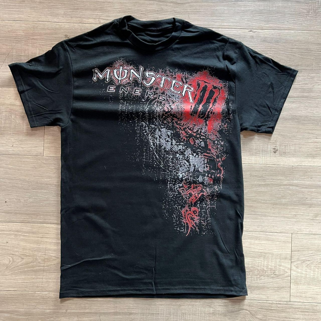 90s affliction style red monster tee 90s affliction style red monster tee