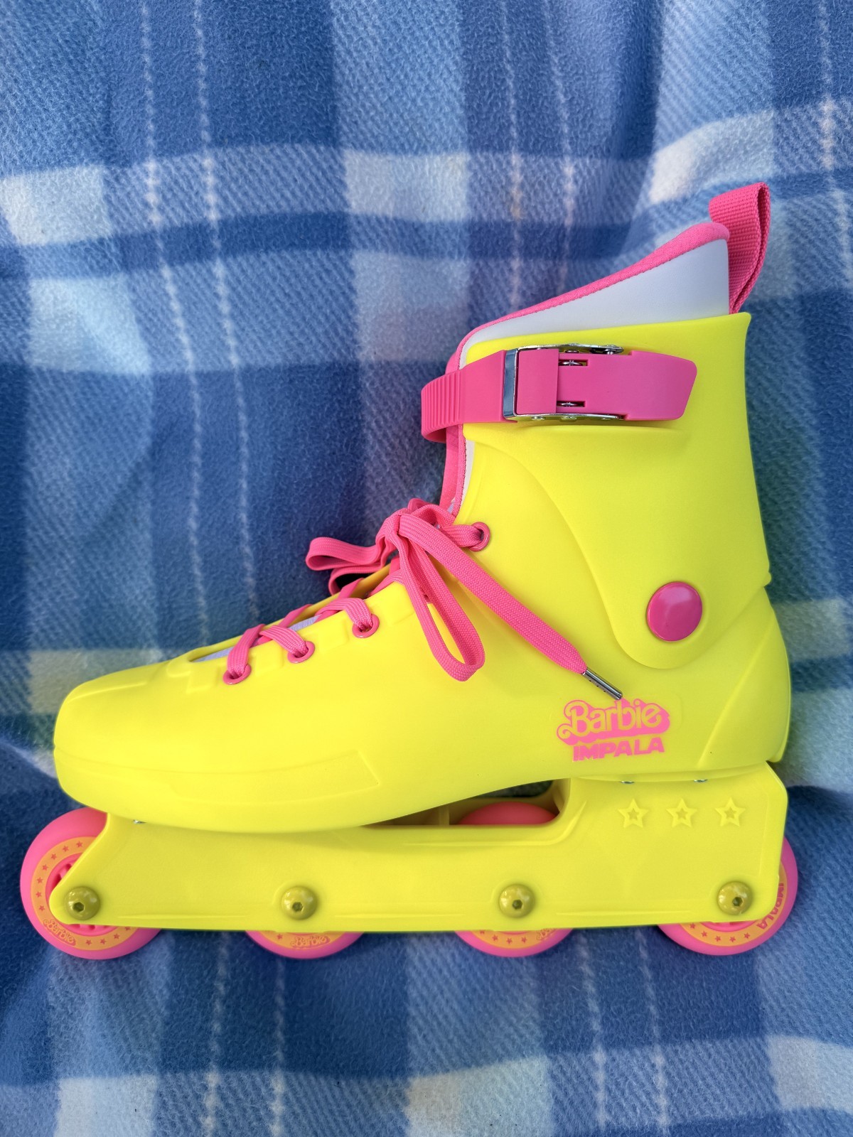 NIB Barbie The Movie x Impala Inline Roller Skates - Women's 12 / Men's 10
