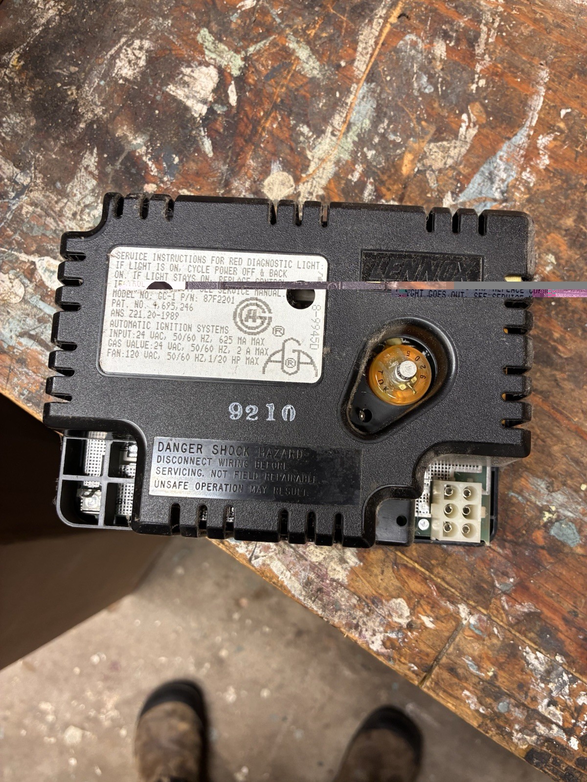 Lennox 87F2201 GC-1 Ignition Control Board OEM Working Lennox 87F2201 GC-1 Ignition Control Board OEM Working