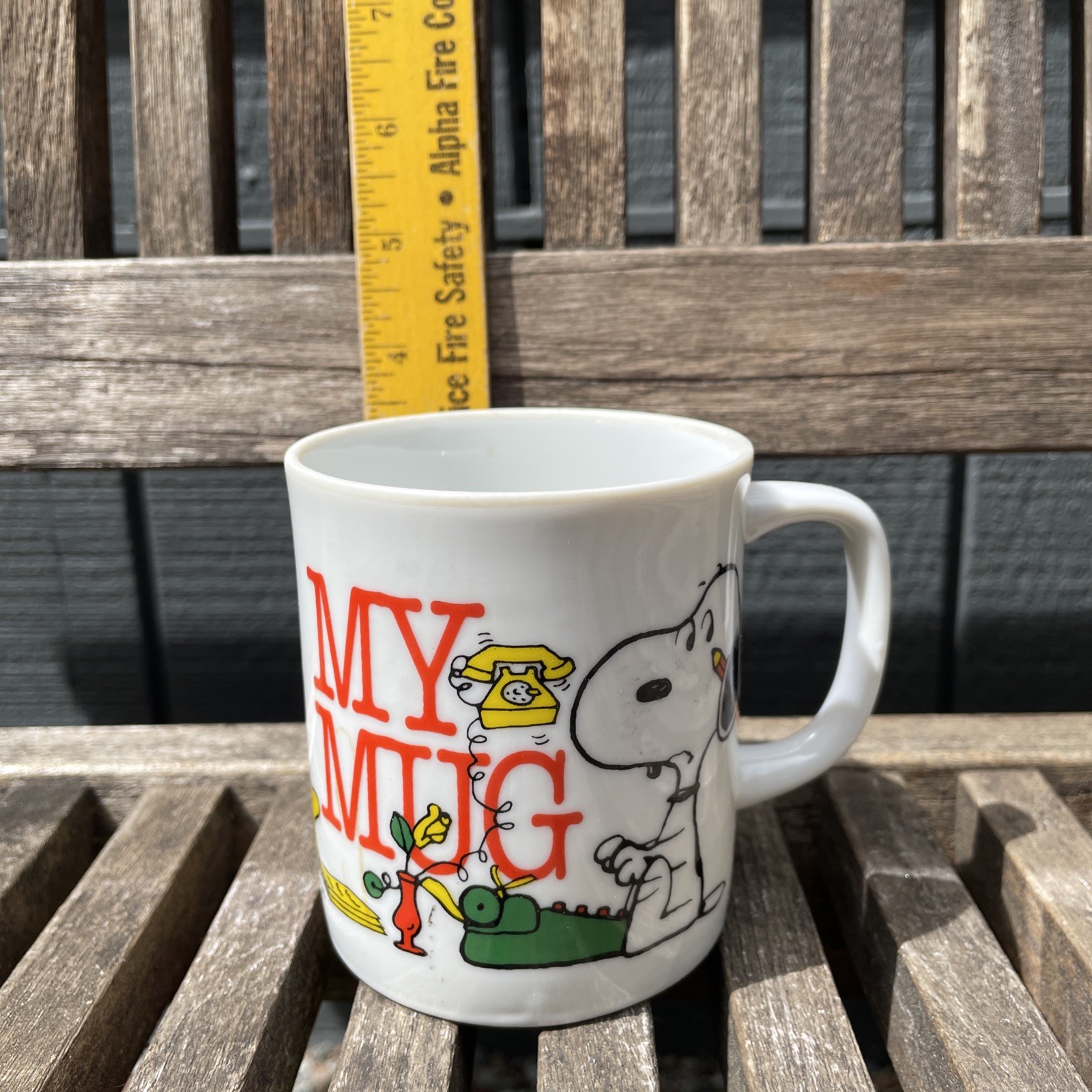 Peanuts Schultz Snoopy Woodstock My Mug 1958 1965 DuPont Vintage Telephone Cup Peanuts Schultz Snoopy Woodstock My Mug 1958 1965 DuPont Vintage Telephone Cup