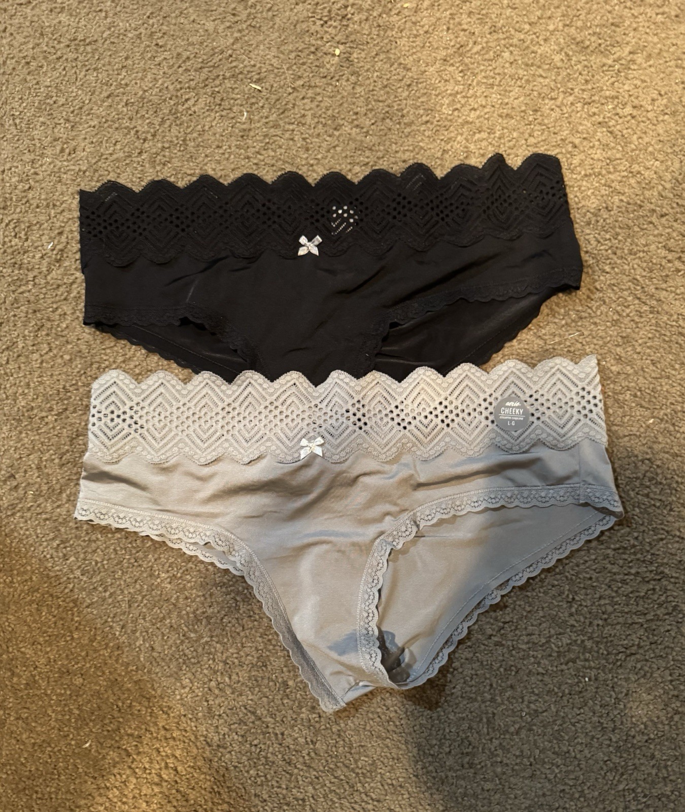Aerie Size Large Lace Waist Lot Of Two Panties Aerie Size Large Lace Waist Lot Of Two Panties