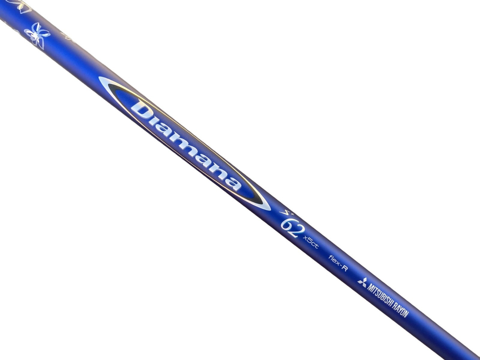 Mitsubishi Diamana S+ Blue 62x5ct Driver Shaft With Adapter + Grip Choose Flex Mitsubishi Diamana S+ Blue 62x5ct Driver Shaft With Adapter + Grip Choose Flex