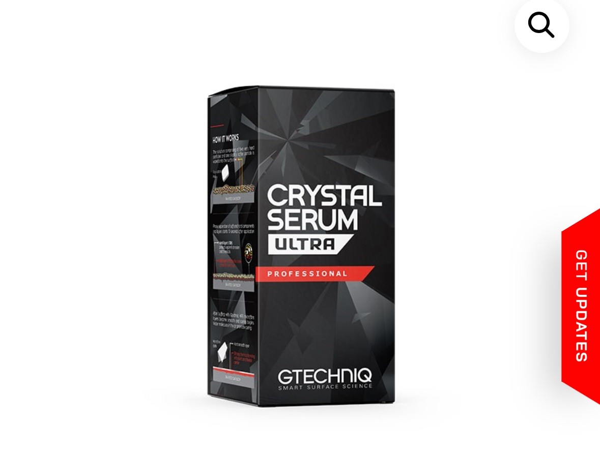 GTECHNIQ 50ml Crystal Serum Ultra Pro New, Sealed, GTECHNIQ 50ml Crystal Serum Ultra Pro New, Sealed,