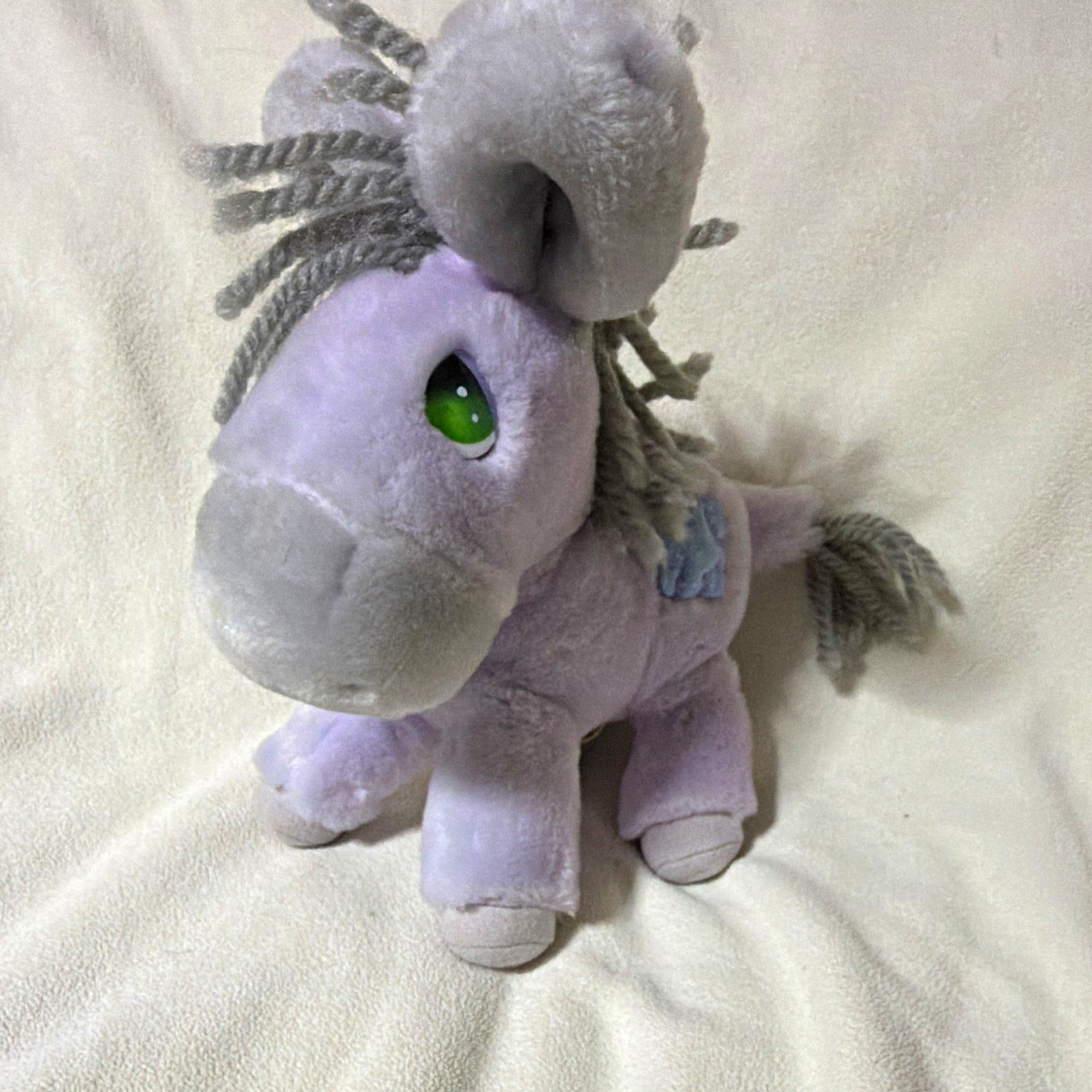 Vintage 1985 Applause Eeyore Purple Donkey Plush Small 6-14in Green Eyes Vintage 1985 Applause Eeyore Purple Donkey Plush Small 6-14in Green Eyes