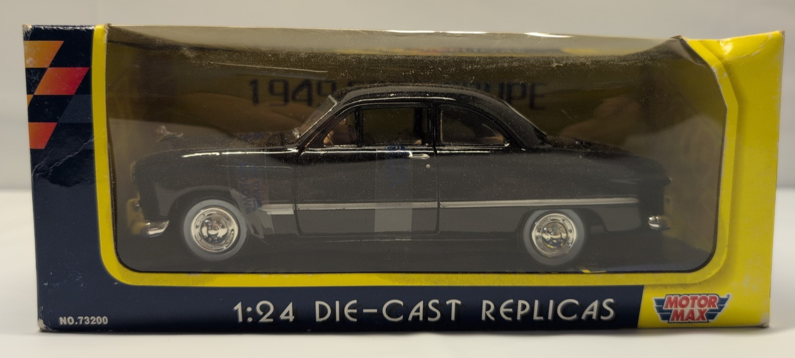 Motor Max 1949 Ford Coupe Black 1/24 Die-Cast Replicas No 73200 IOB Motor Max 1949 Ford Coupe Black 1/24 Die-Cast Replicas No 73200 IOB