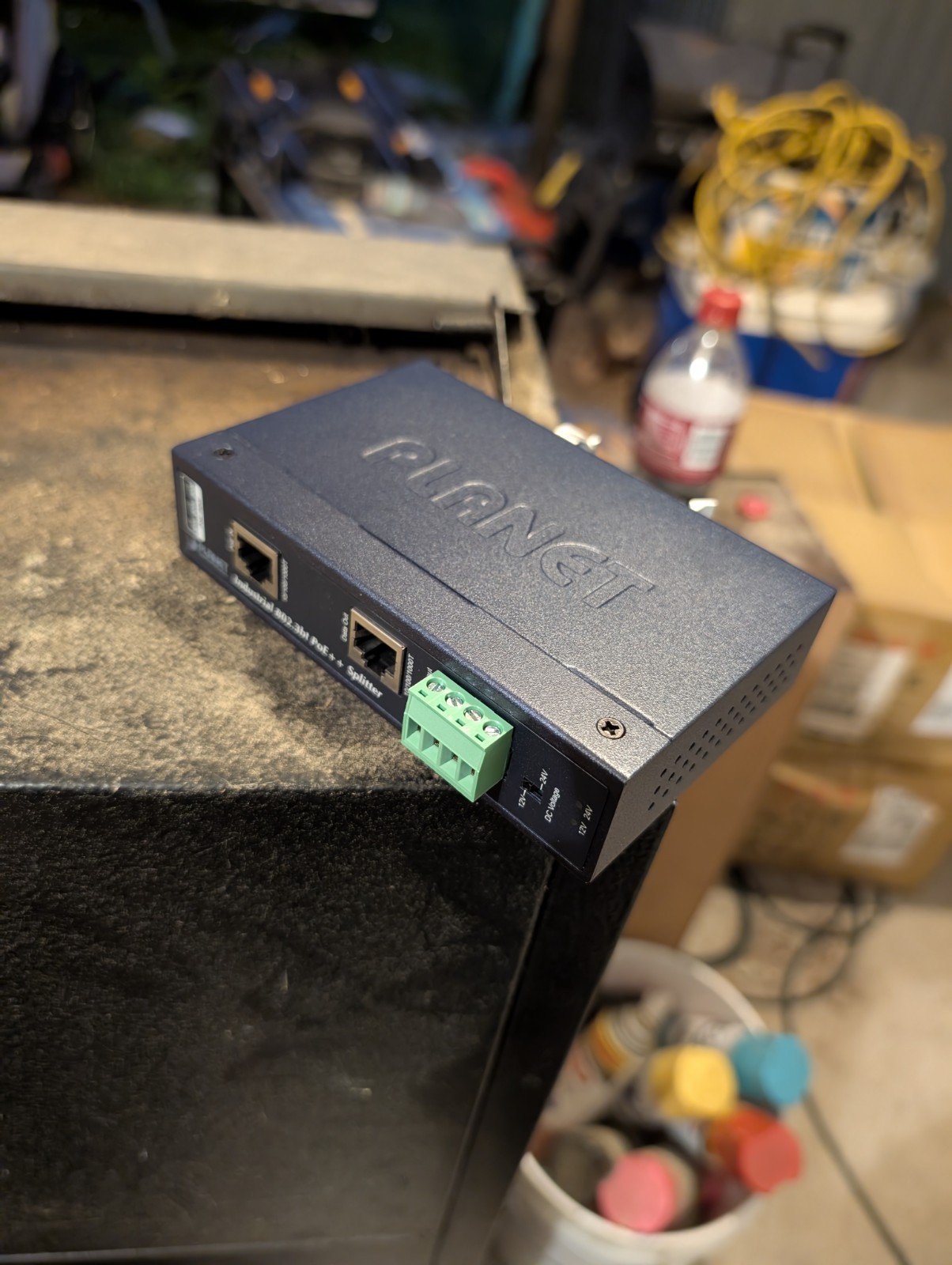 New - Planet IPOE-173S Industrial Single Port 802.3bt PoE++ Splitter DIN Mount New - Planet IPOE-173S Industrial Single Port 802.3bt PoE++ Splitter DIN Mount