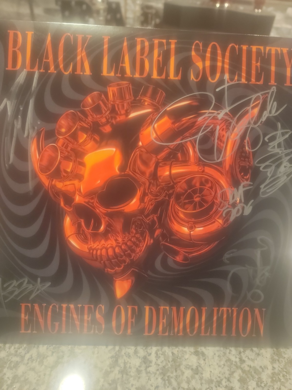 Black Label Society Autographed Vinyl Black Label Society Autographed Vinyl