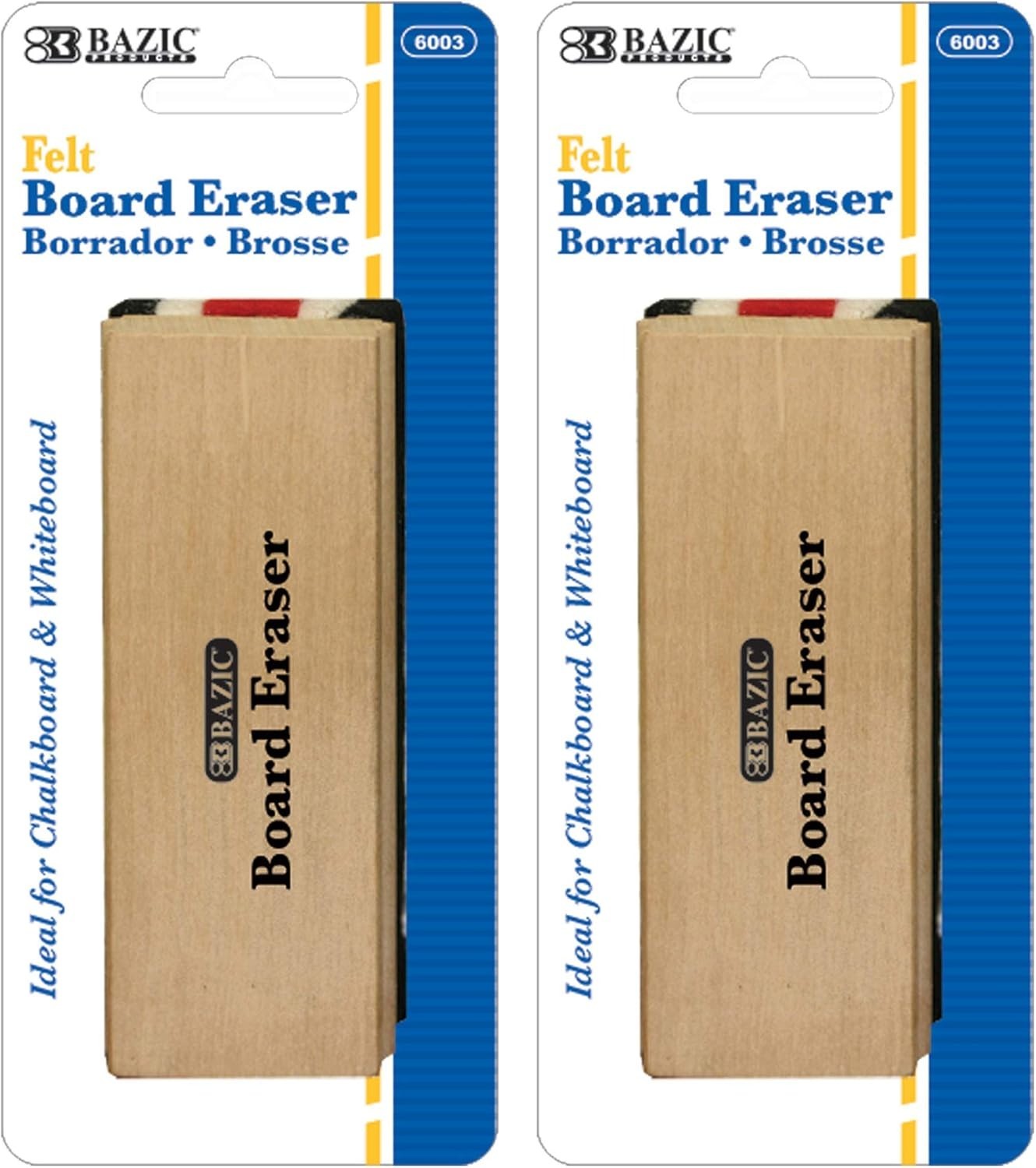 Chalkboard Eraser Wood Felt Blackboard Whiteboard Eraser Dustless Duster 2 PACK Chalkboard Eraser Wood Felt Blackboard Whiteboard Eraser Dustless Duster 2 PACK