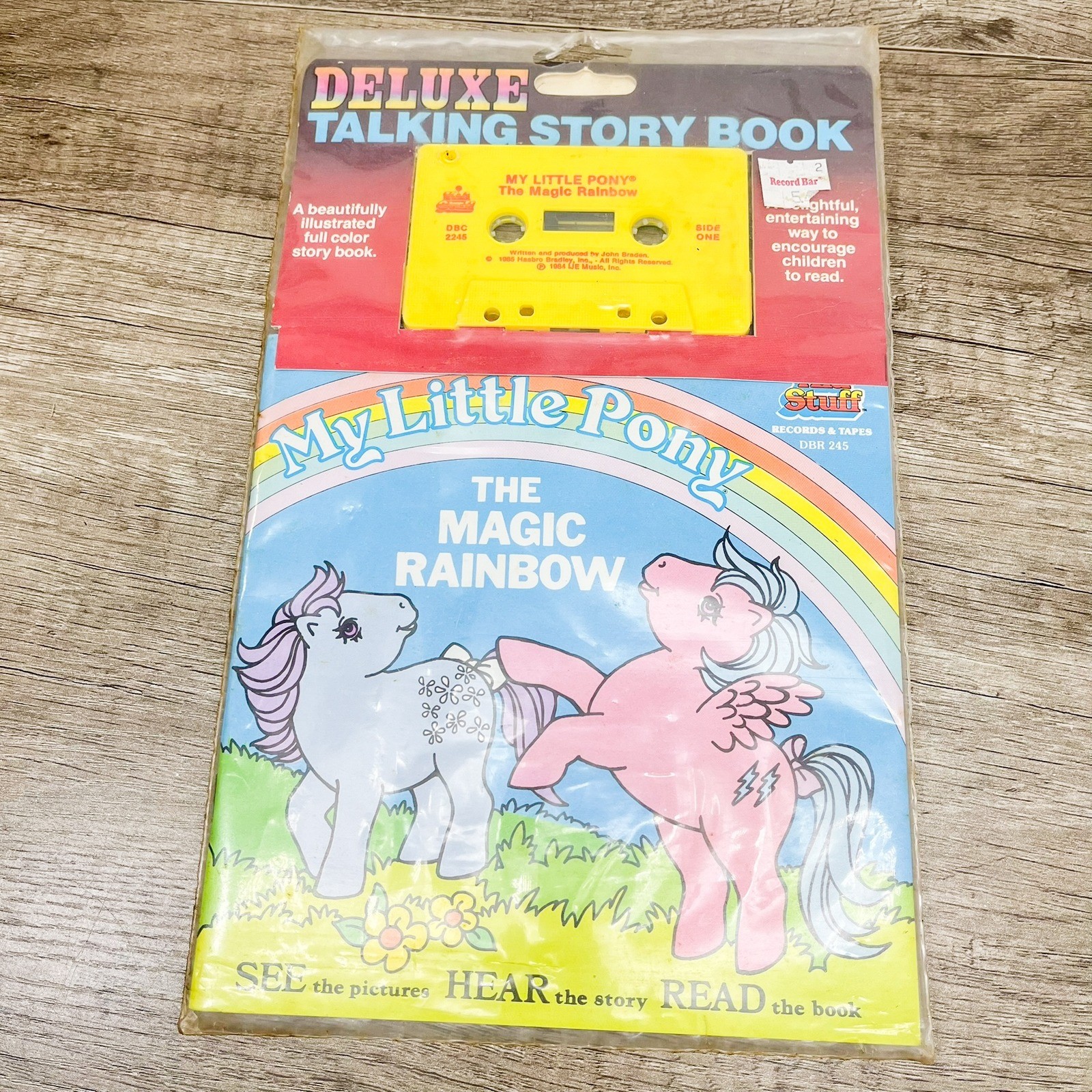 Vintage 1985 My Little Pony The Magic Rainbow Book & Cassette Kid Stuff DBR 245