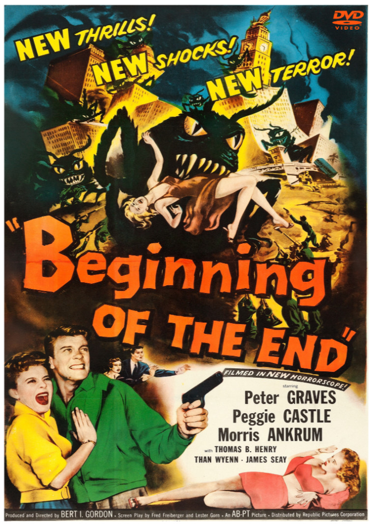 Beginning of the End 1957 DVD Remastered Widescreen Horror Sci-Fi Peter Graves Beginning of the End 1957 DVD Remastered Widescreen Horror Sci-Fi Peter Graves