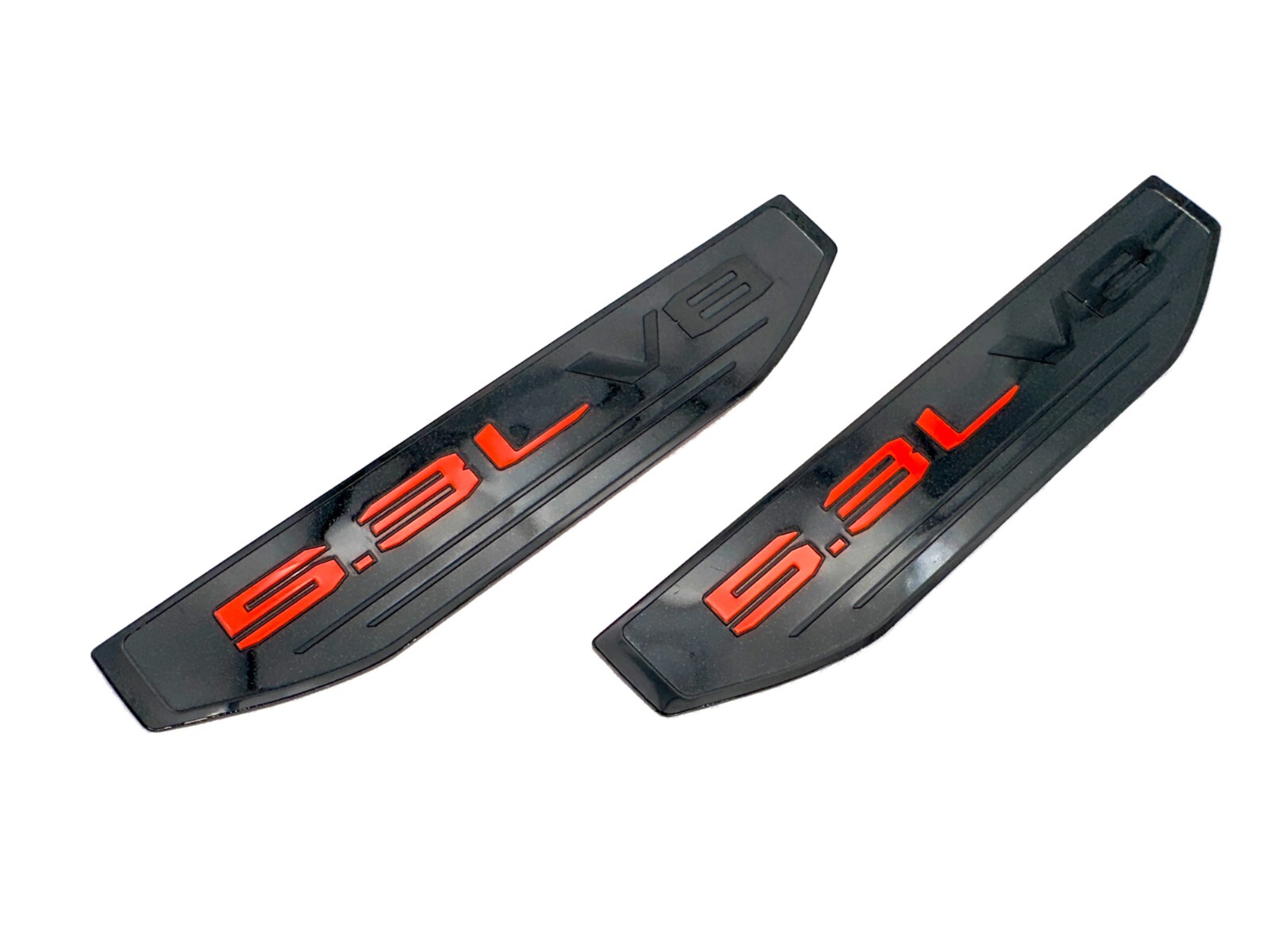 5.3L V8 Fender Vent Emblem Kit 86532094 Black Fit For 2019-2025 GMC Sierra 1500