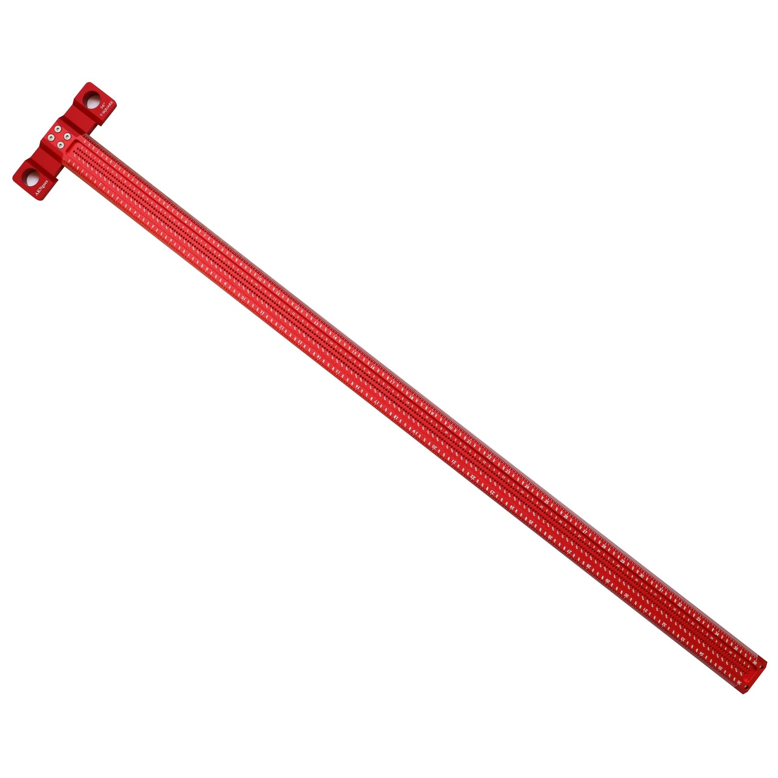 AKNgoes Woodworking Scriber t Square Ruler 36inch with Thoughtful Support Red 