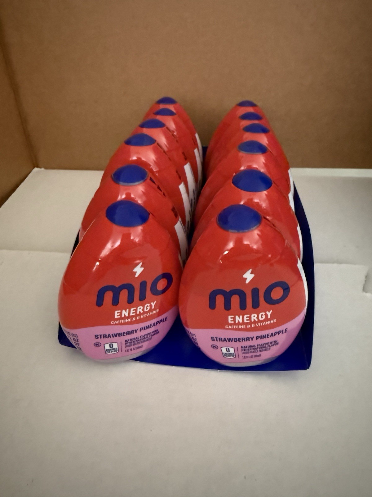 12x-MiO ENERGY Caffeine Strawberry Pineapple Vitamins Drink 1.62oz- EXP 02/2027 12x-MiO ENERGY Caffeine Strawberry Pineapple Vitamins Drink 1.62oz- EXP 02/2027
