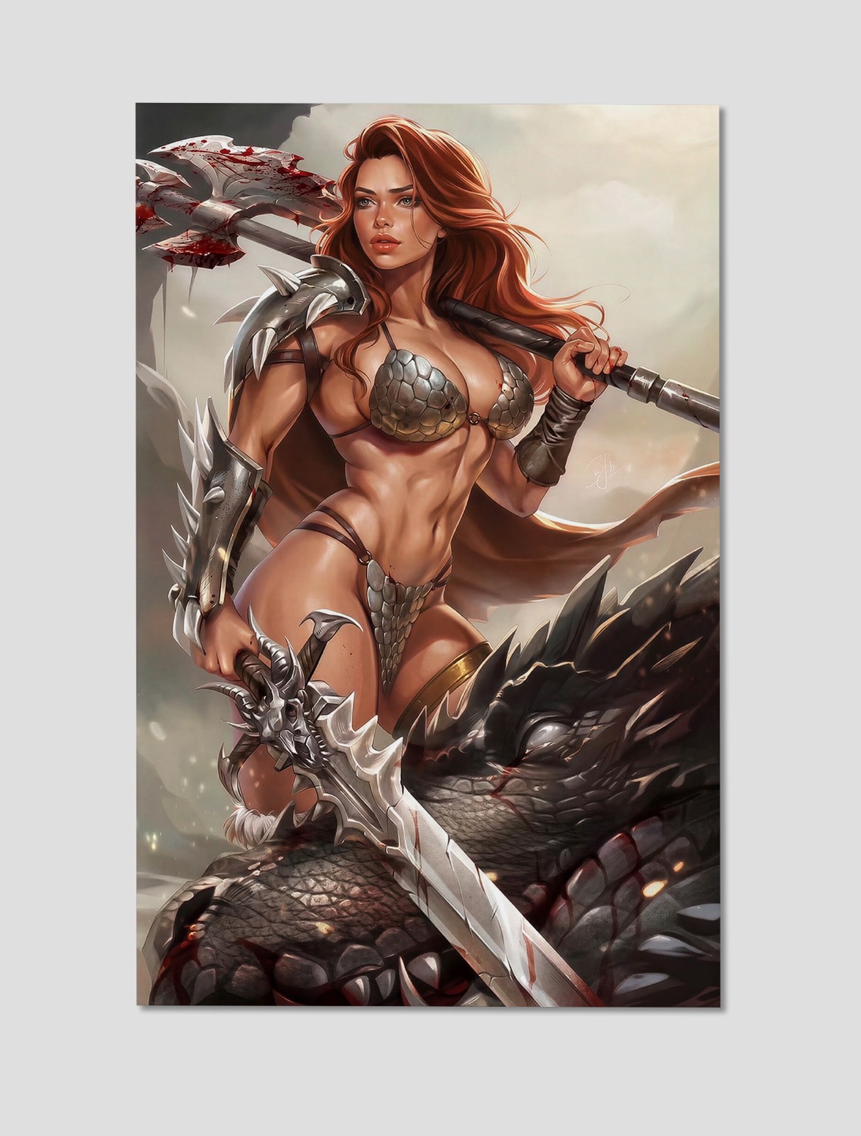 Red Sonja Reborn #6 Fantasy Warrior Premium Giclee Print Poster 11x17 Wall Art