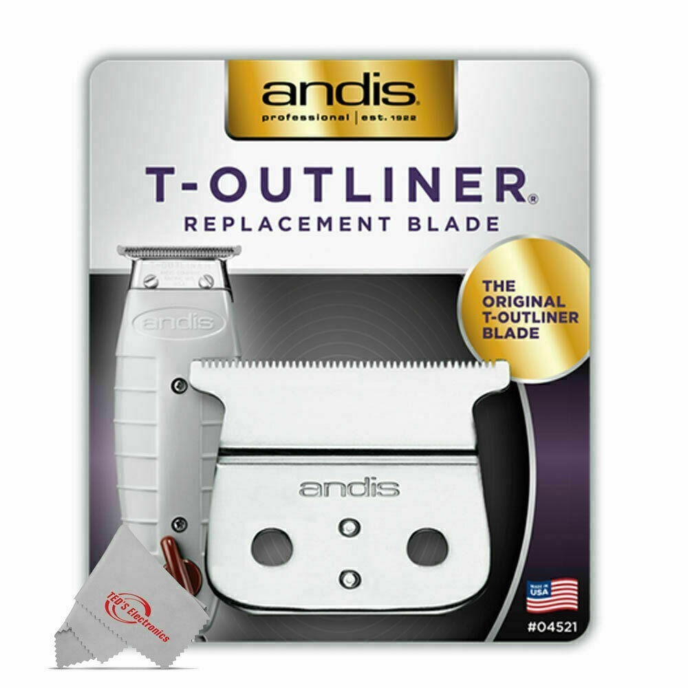 1PCS Replacement Andis #04521 T-Blade for T-Outliner Trimmer GTO/GO/ORL/SL/SLS