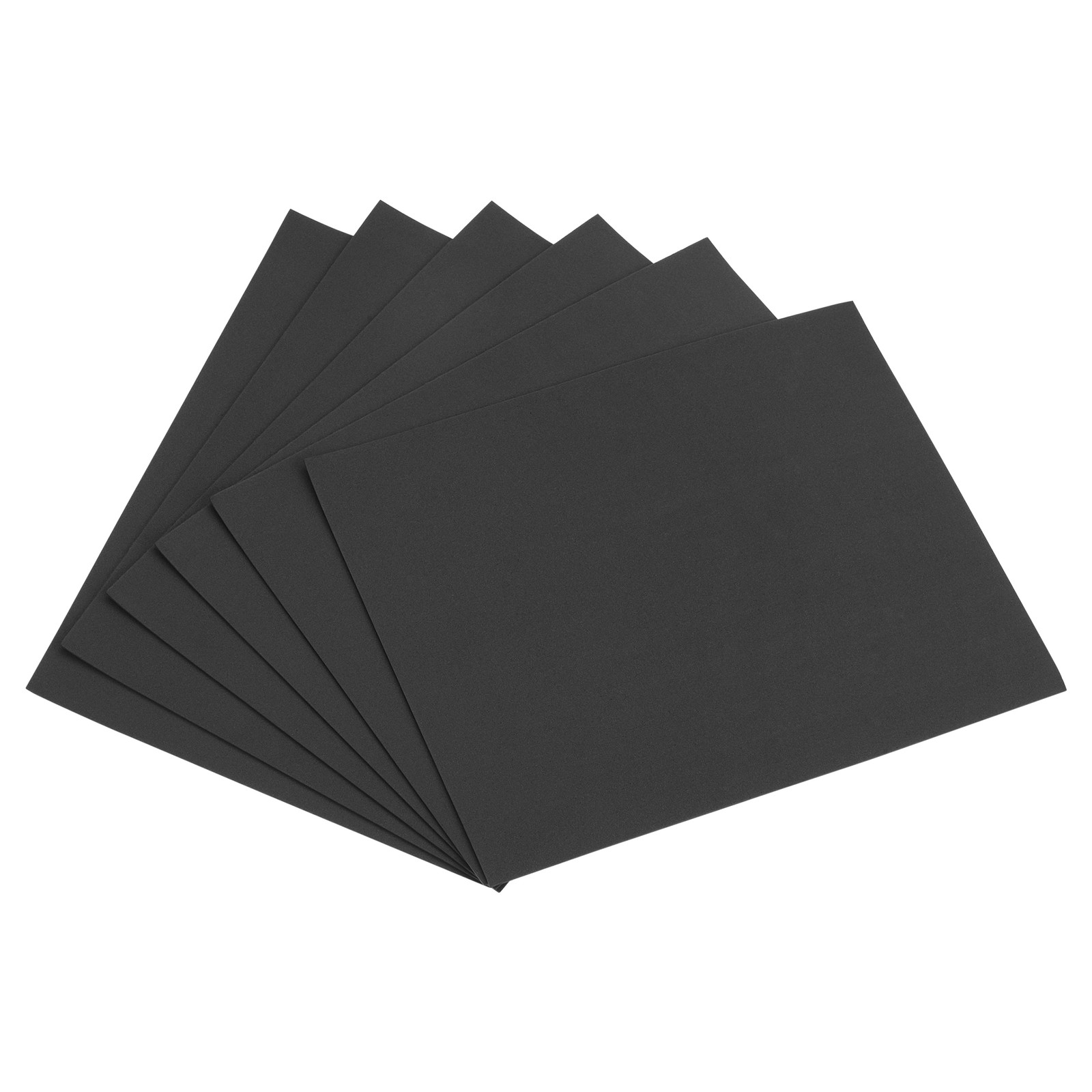 6 x Black EVA Foam Sheets 11 6 x Black EVA Foam Sheets 11