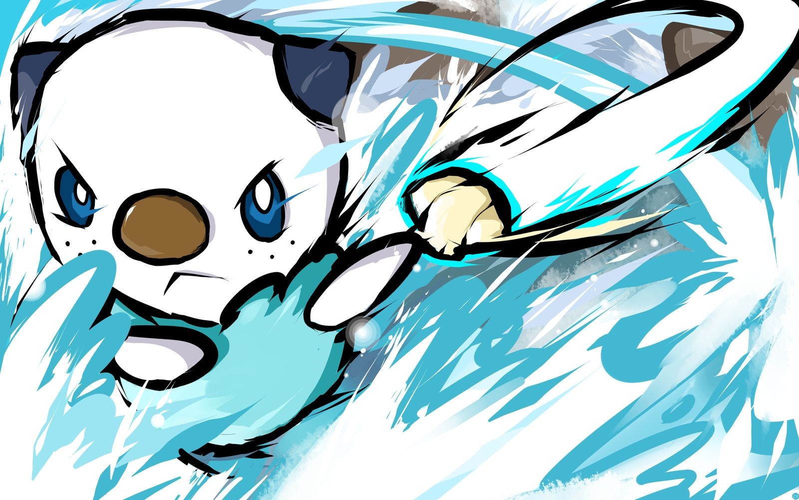 Pokemon ishmam pokmon oshawott cyan playmat gaming mat Pokemon ishmam pokmon oshawott cyan playmat gaming mat