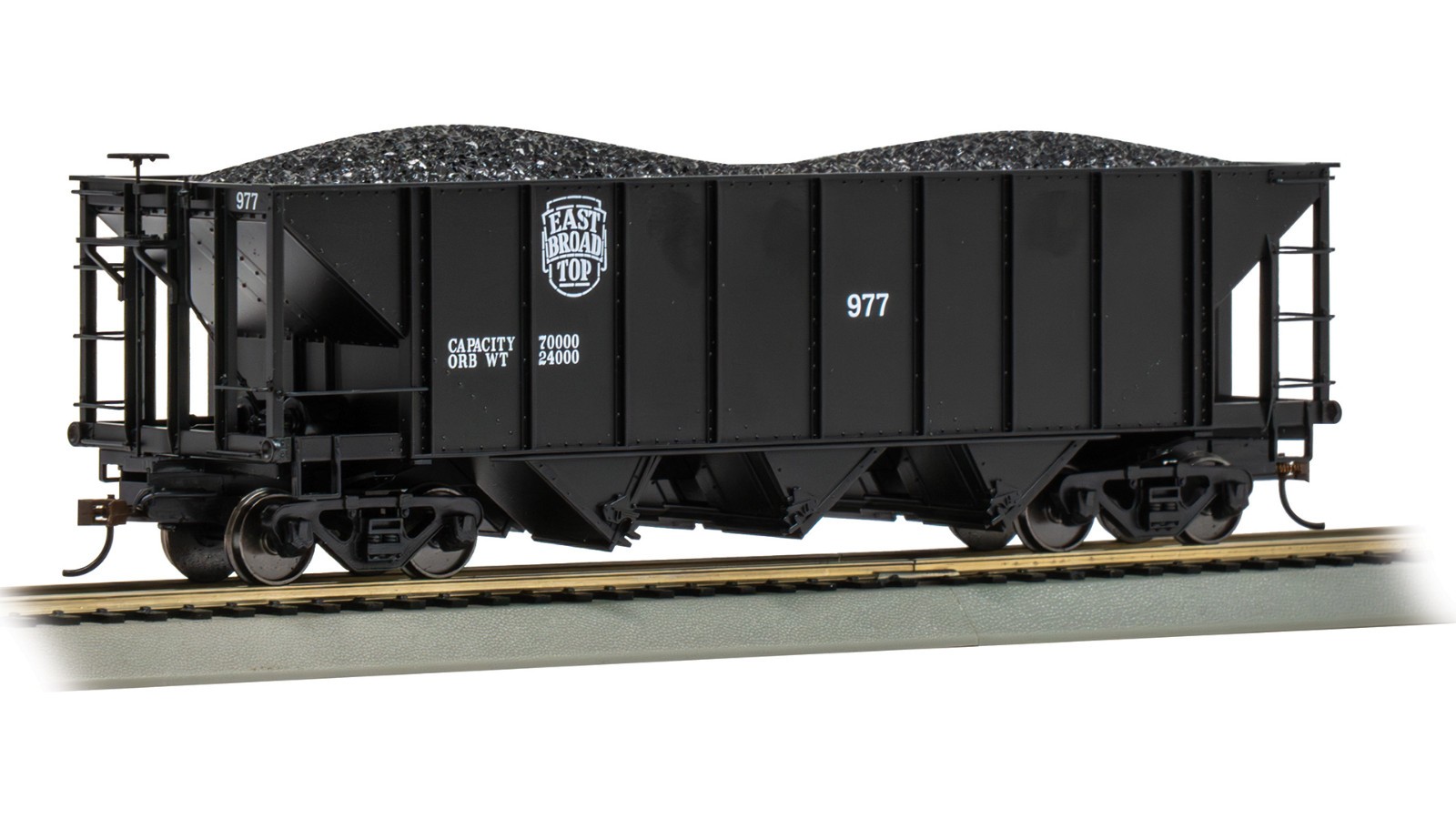 NEW Bachmann On30 3-Bay Coal Hopper Choice Roadname EBT White Pass Durango Undec