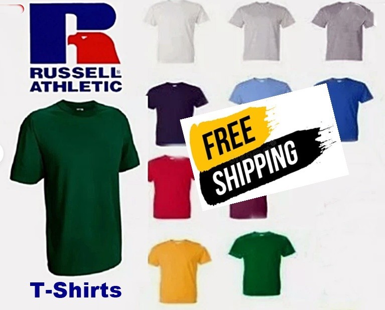 Russell Athletic 64030MK Adult Men\'s NuBlend New Blank T-Shirt Tee 