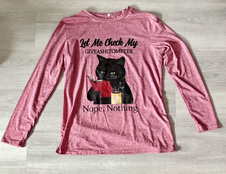 Lilicloth Cat Lady Animal Pet Funny Joke Humor Humorous Long Sleeve T-Shirt