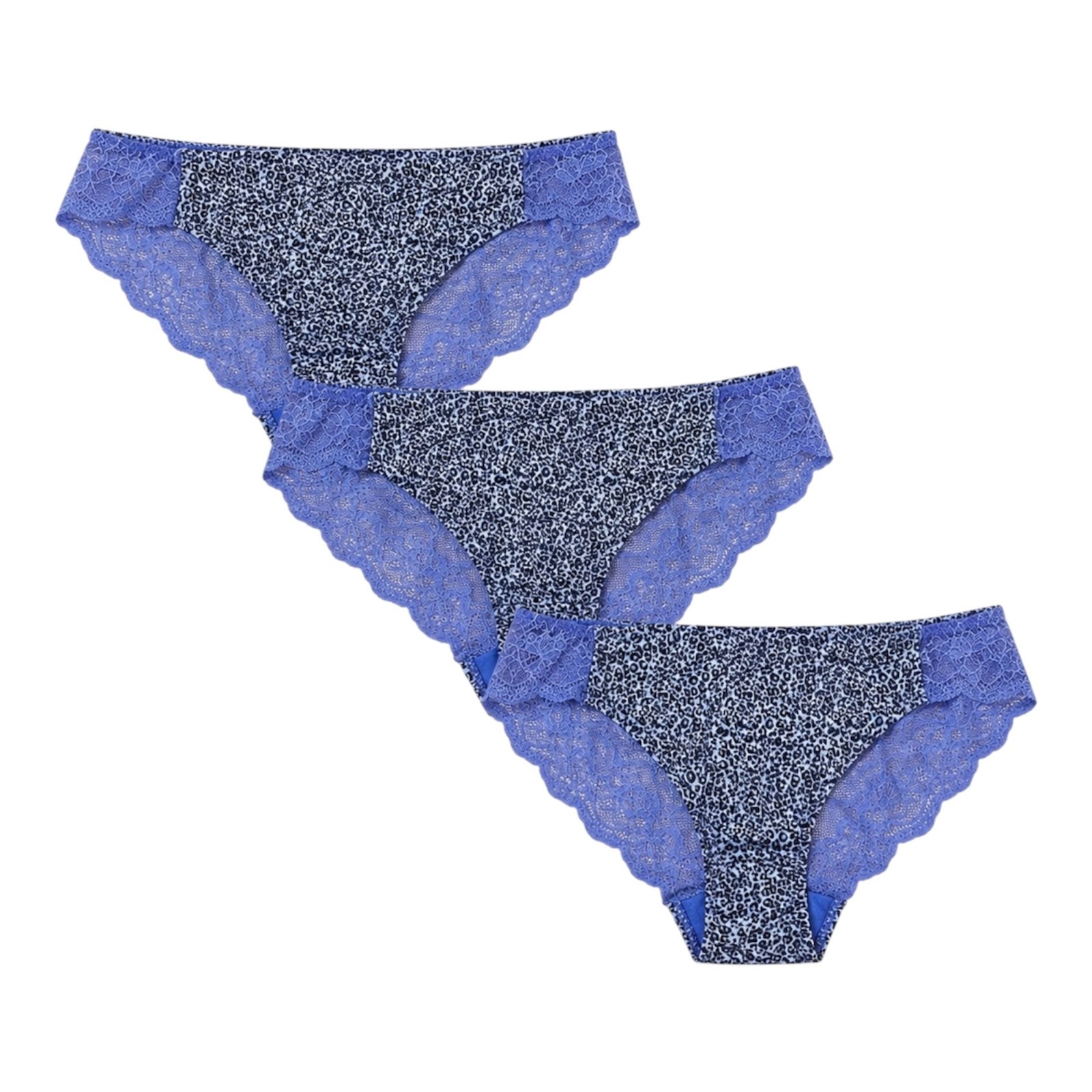 Maidenform Women's 3 Pack Comfort Devotion Tanga 40159 Grey Black Lush Leo Maidenform Women's 3 Pack Comfort Devotion Tanga 40159 Grey Black Lush Leo