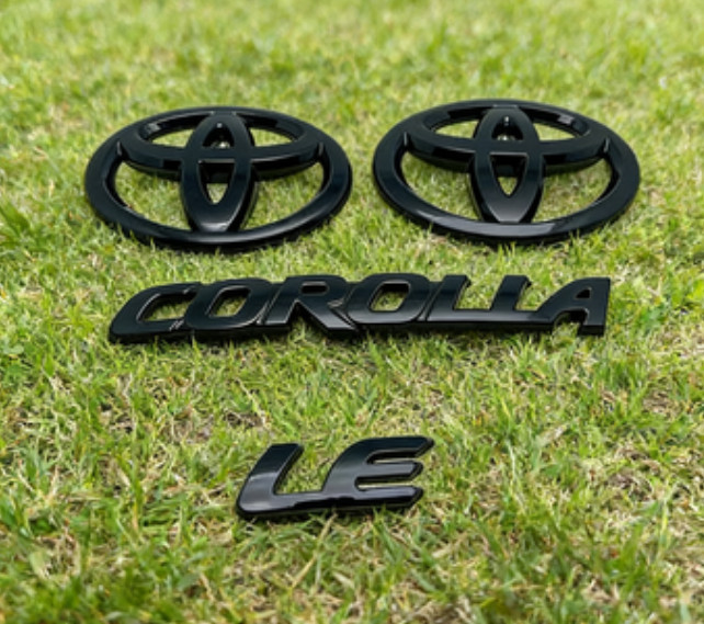OVERLAY EMBLEM For 2020-2025 TOYOTA COROLLA LE PT948-02201-02 Black Gloss US🔥 OVERLAY EMBLEM For 2020-2025 TOYOTA COROLLA LE PT948-02201-02 Black Gloss US🔥