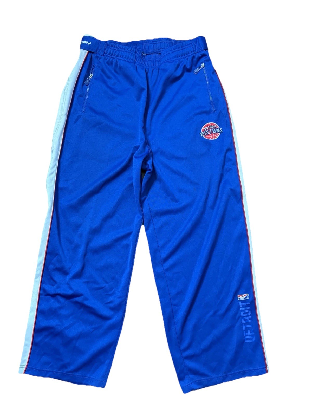 vintage zipway Detroit Pistons warmup sweatpants size XL vintage zipway Detroit Pistons warmup sweatpants size XL