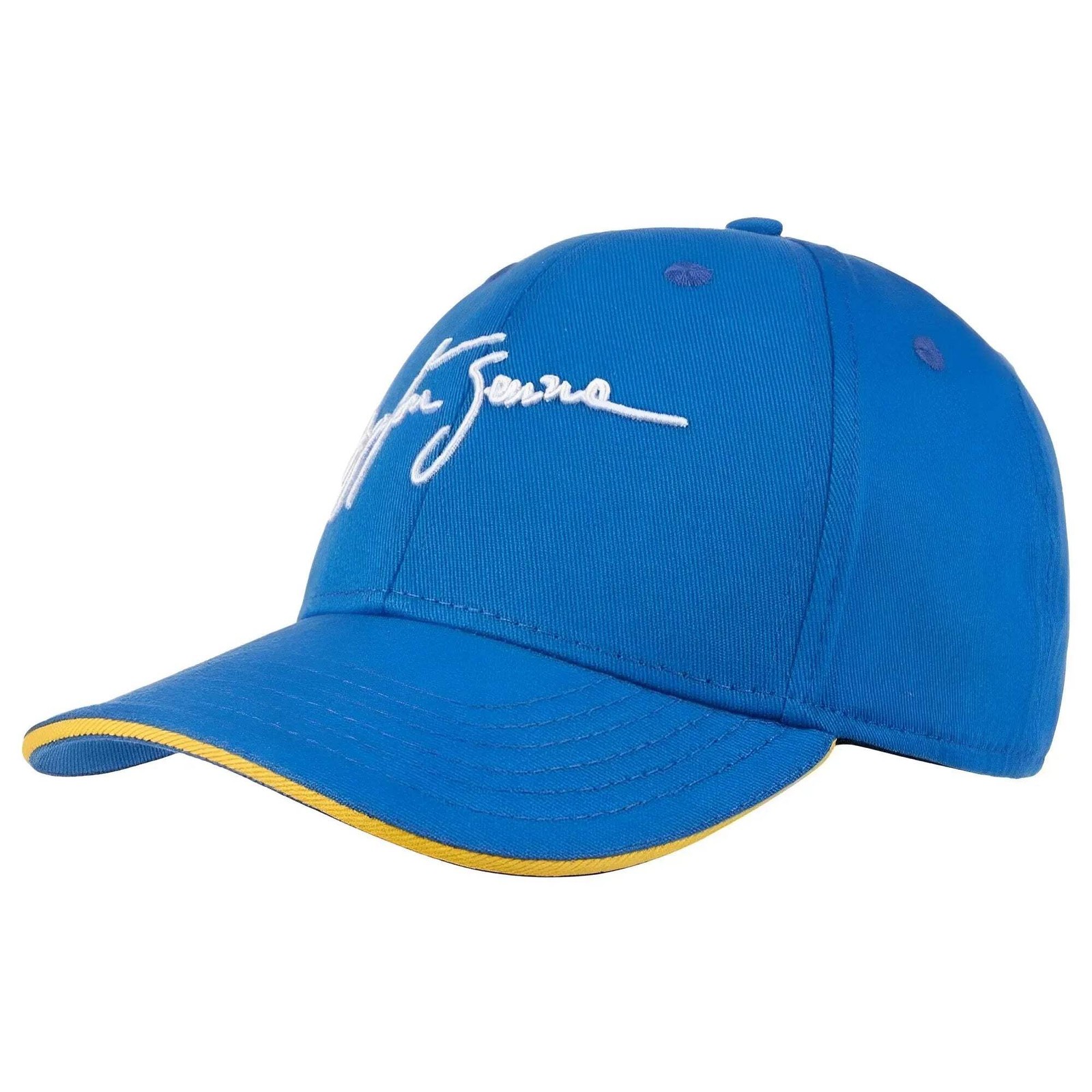 Authentic Ayrton Senna Signature Royal Blue Cap - Official Item