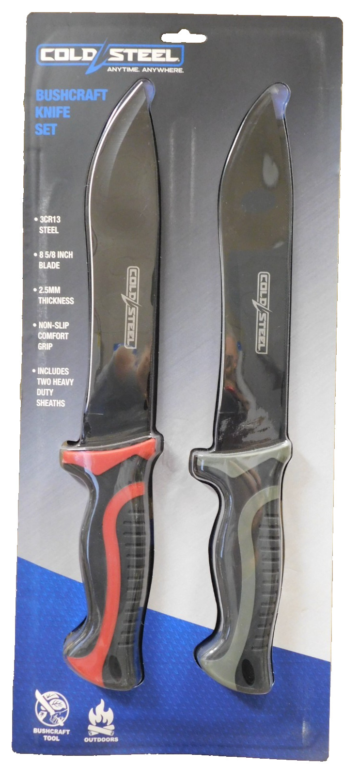 Cold Steel Bushcraft Knife Set 3CR13 Steel - 8 5/8\ Cold Steel Bushcraft Knife Set 3CR13 Steel - 8 5/8\