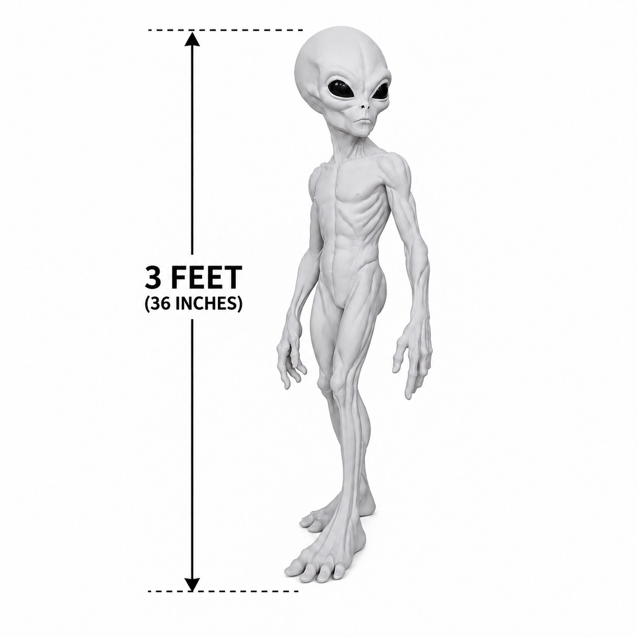 Life Size Alien Replicas Light Grey THEM 1947 (New Models Added)