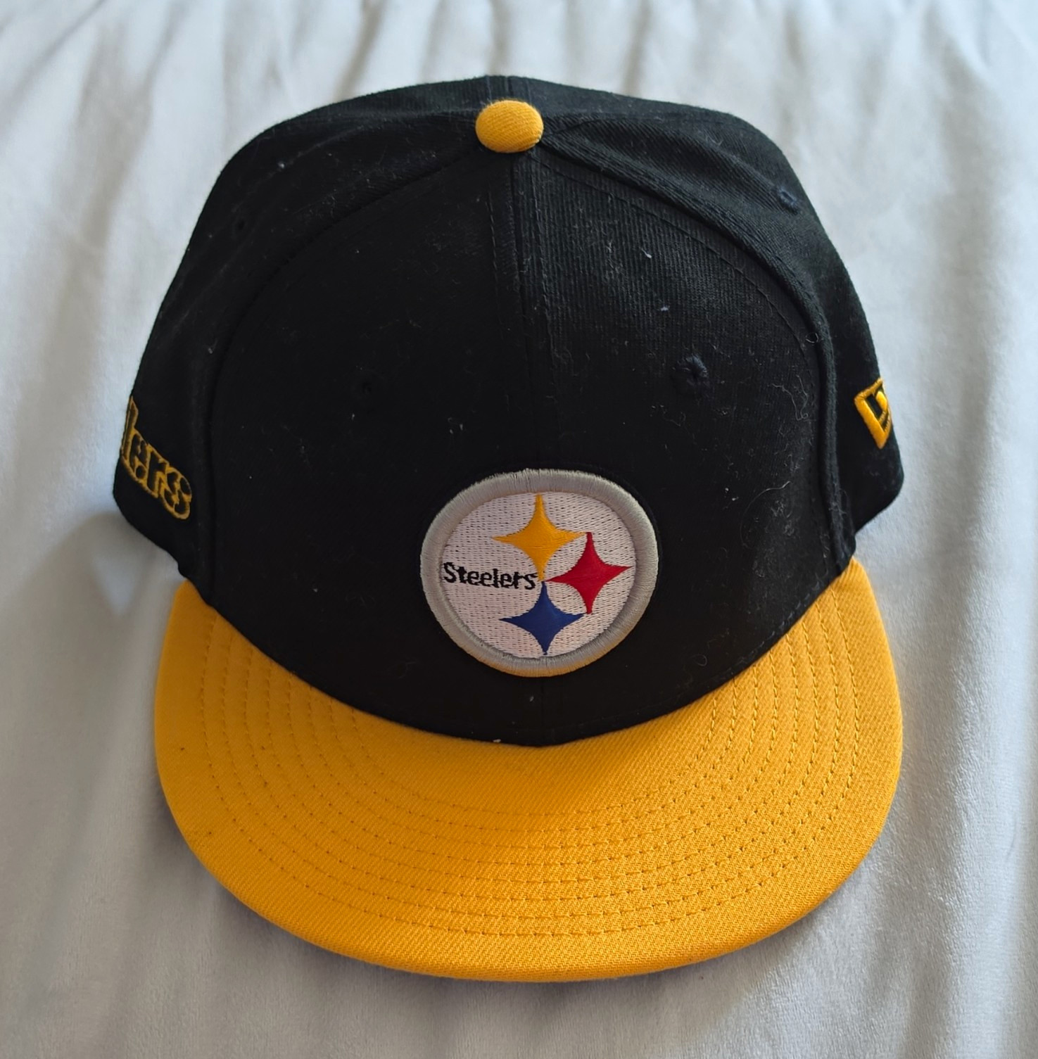 9 Fifty New Era Pittsburgh Steelers Snap Back Hat  Youth Size