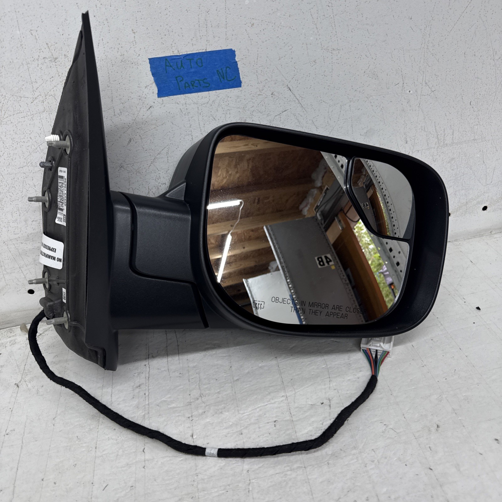 2016-2019 Nissan Titan RH Passenger Heated Blind Spot Mirror OEM 96301-EZ43B