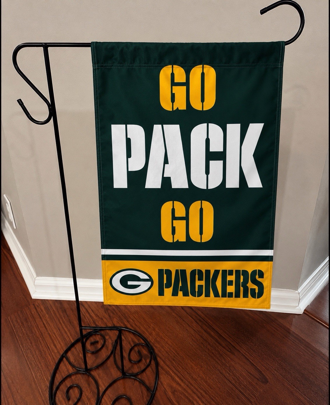 Green Bay Packers Garden Flag Double Sided Packers Premium Yard Flag 12x18