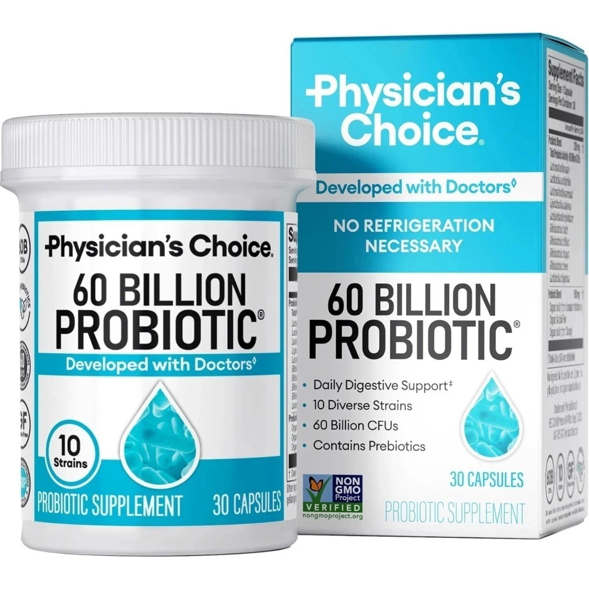 Physician\'s Choice 60B Probiotic–10 Strains & Prebiotics for Gut & Immune Health Physician\'s Choice 60B Probiotic–10 Strains & Prebiotics for Gut & Immune Health