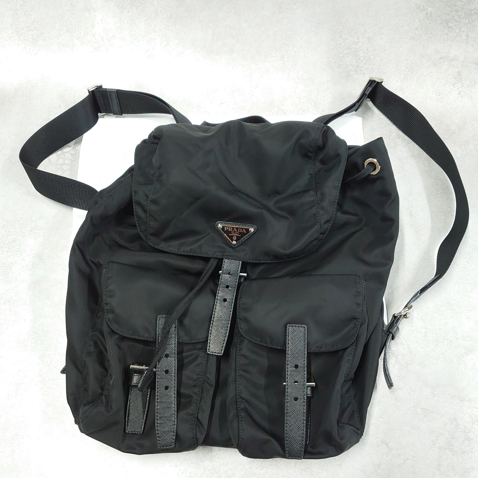 PRADA Backpack black Backpack AUTHENTIC