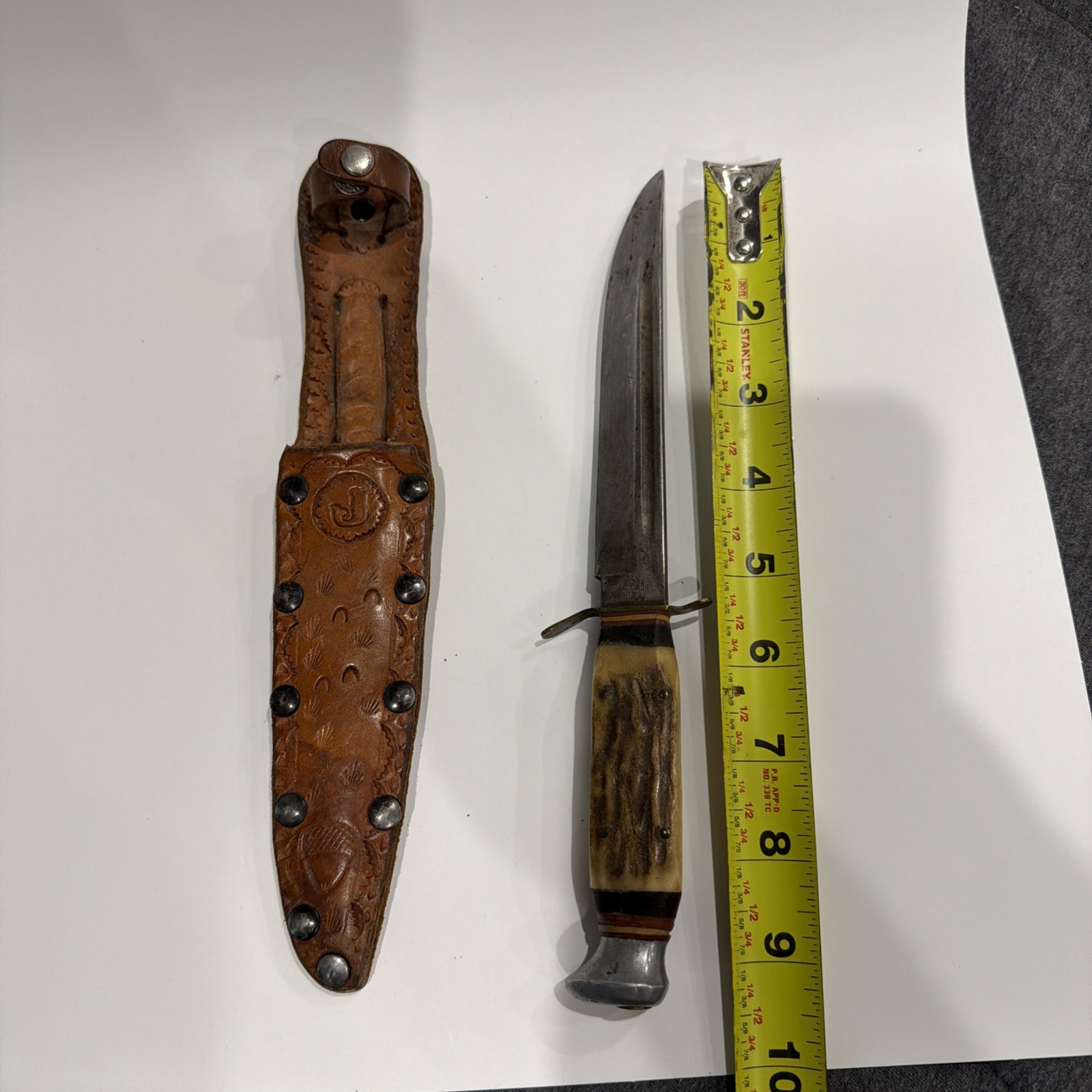 VINTAGE SABRE MONARCH 131 FIXED BLADE HUNTING KNIFE VINTAGE SABRE MONARCH 131 FIXED BLADE HUNTING KNIFE