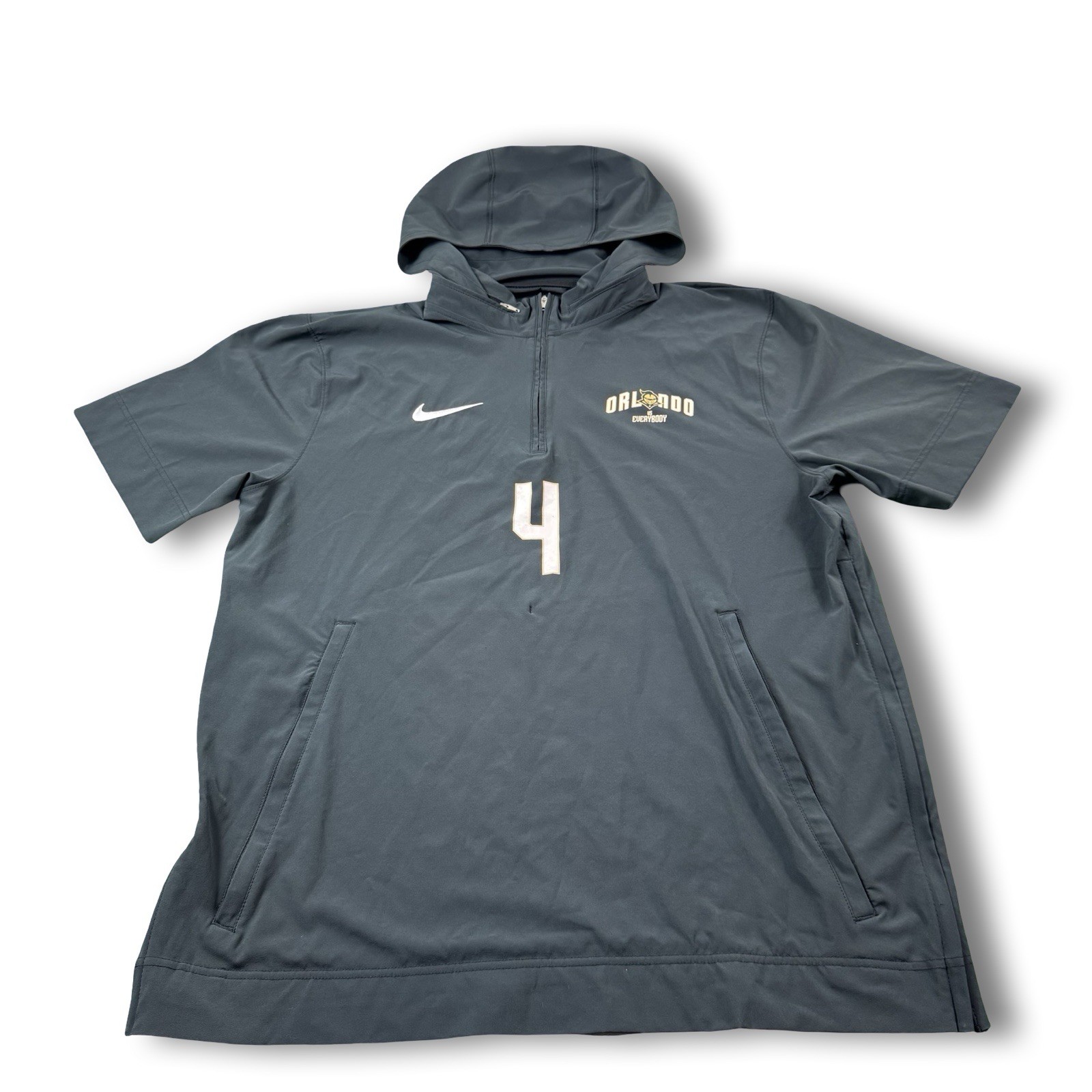 Nike UCF Knights Orlando vs Everybody #4 Player-Issued S/S Hooded Jacket Large Nike UCF Knights Orlando vs Everybody #4 Player-Issued S/S Hooded Jacket Large