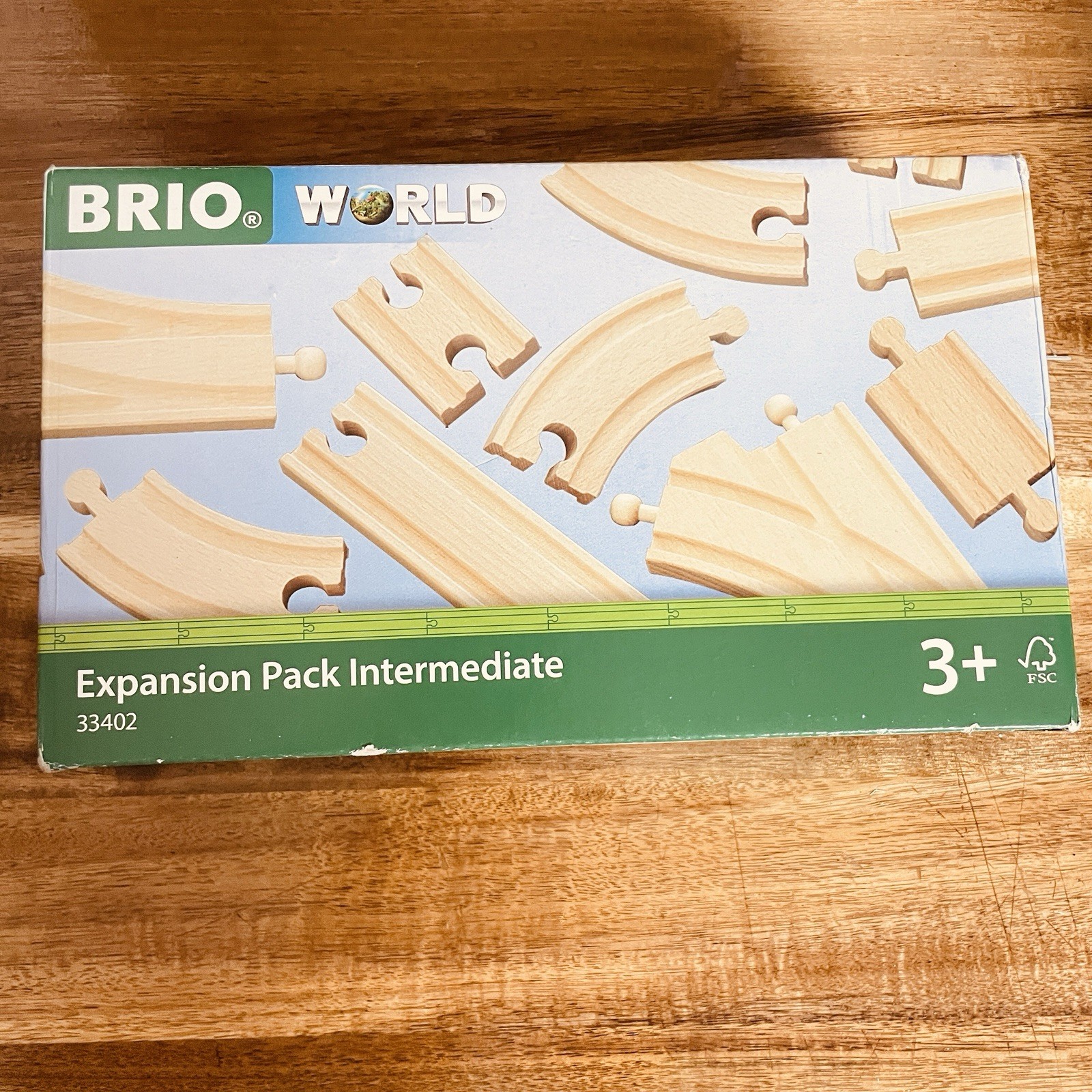 NEW BRIO World 33402 -Expansion Pack Intermediate - Wooden Train Kids Set 16 Pc NEW BRIO World 33402 -Expansion Pack Intermediate - Wooden Train Kids Set 16 Pc