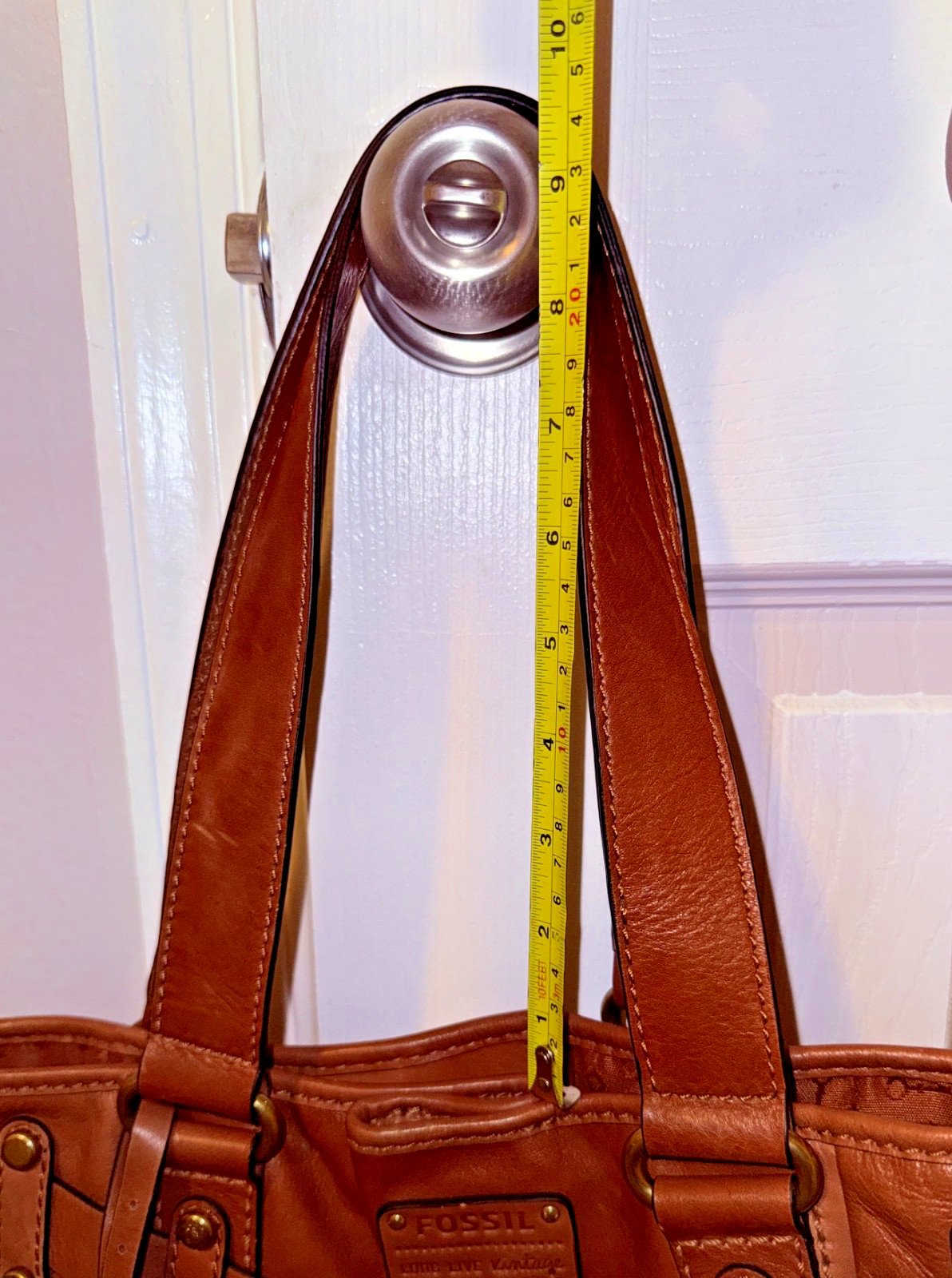Fossil Long Live Vintage Leather Tote Fossil Long Live Vintage Leather Tote
