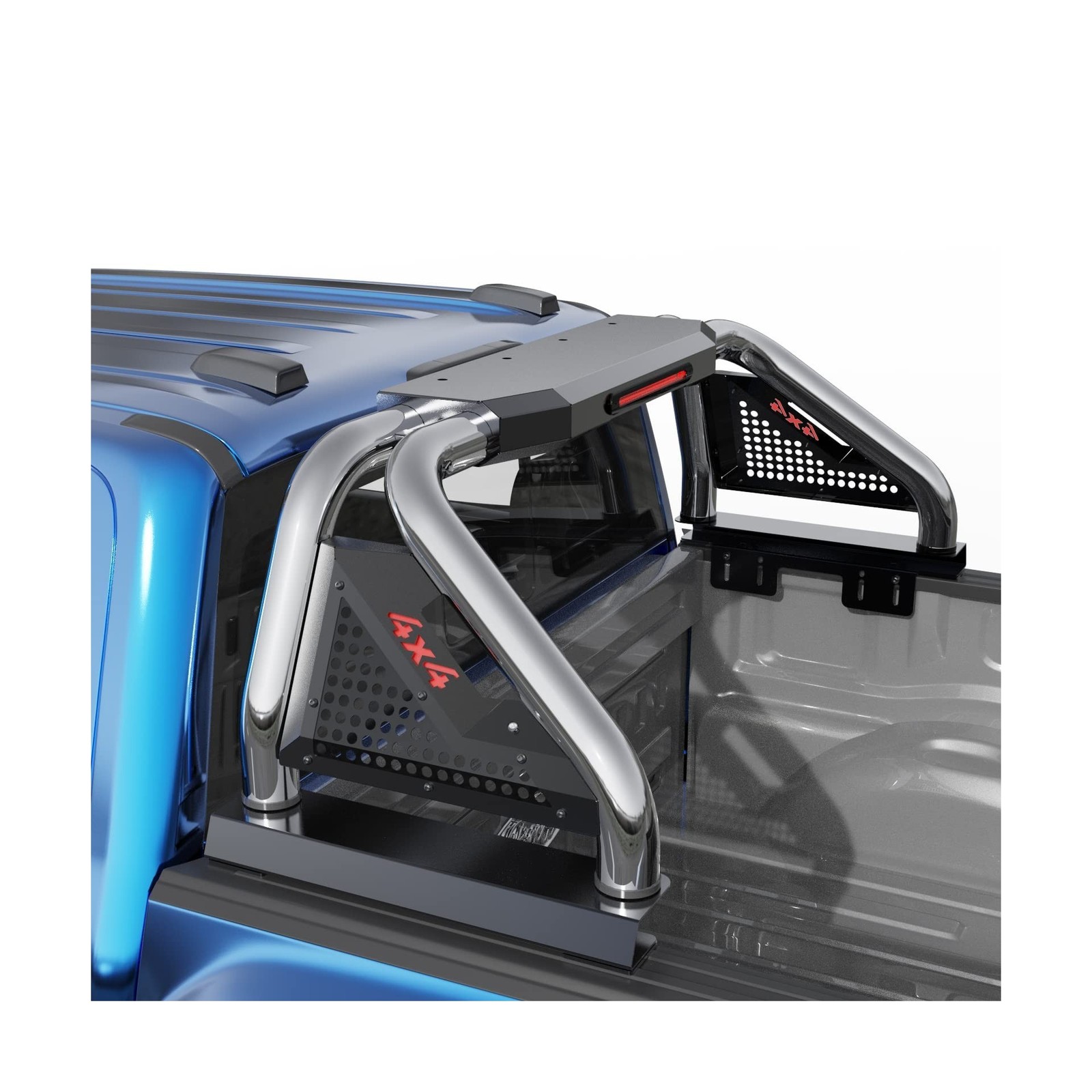 Universal Truck Bed Adjustable Sport Roll Bar, Stainless Steel Roll Bars Comp... Universal Truck Bed Adjustable Sport Roll Bar, Stainless Steel Roll Bars Comp...