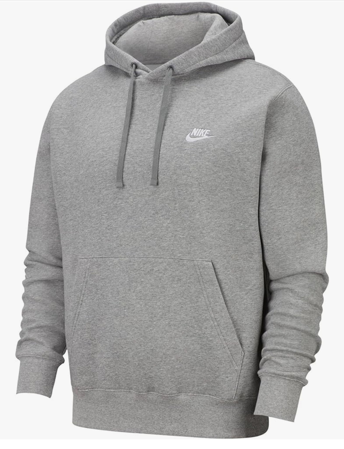 Nike Sportswear Club Fleece Men’s Club Grey Pullover Hoodie BV2654-063 Size XL Nike Sportswear Club Fleece Men’s Club Grey Pullover Hoodie BV2654-063 Size XL