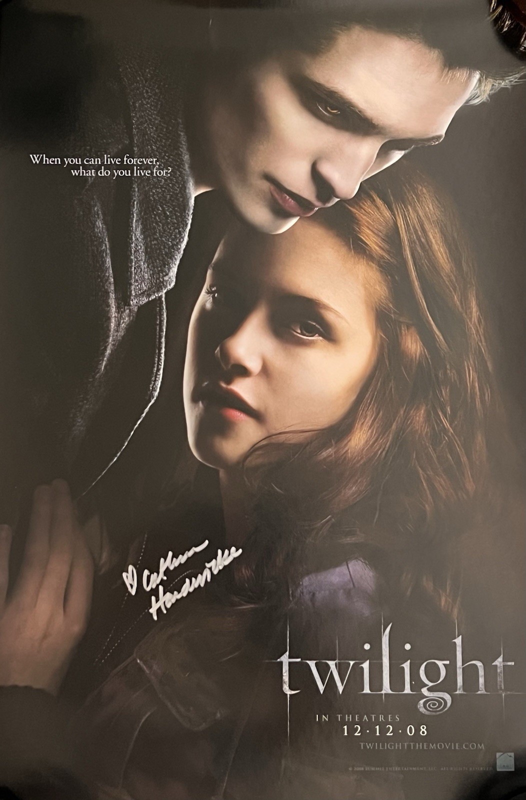 SIGNED Catherine Hardwicke TWILIGHT 2008 Movie Poster 11x17 + Promos SIGNED Catherine Hardwicke TWILIGHT 2008 Movie Poster 11x17 + Promos