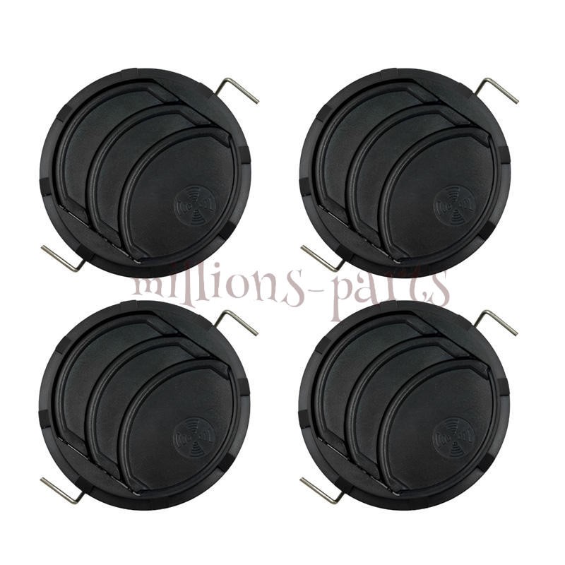 4PK Round Louver with Spring Retainer 3.25 Opening 72R3135