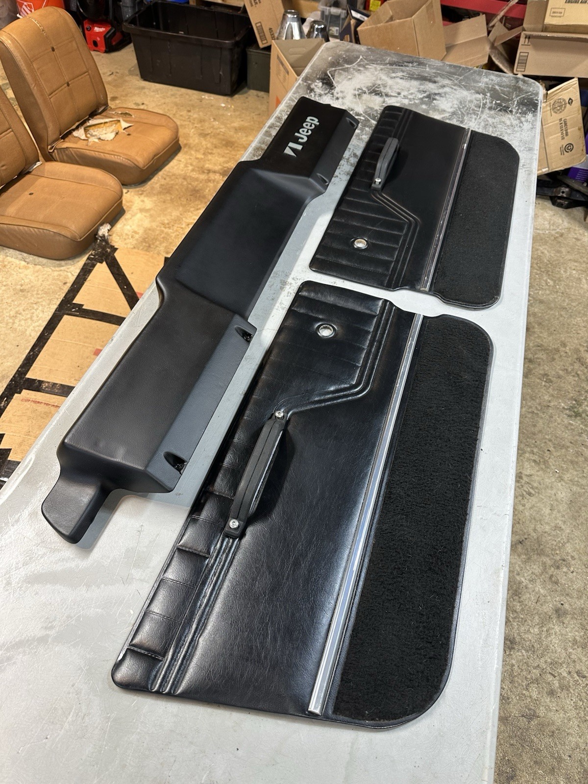 Jeep CJ7 Black Laredo Interior Pieces