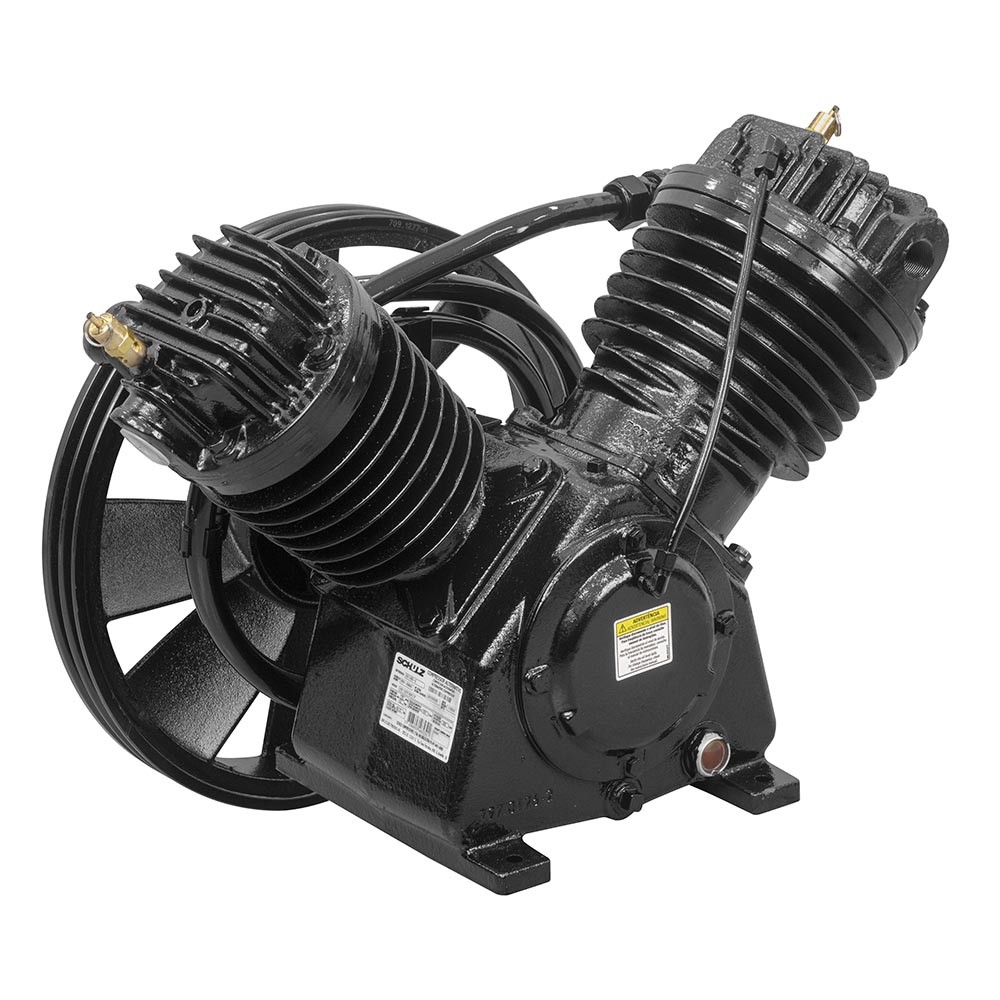 Schulz MSV 30 MAX Two-Stage Air Compressor Pump, 30 CFM, 7.5 HP, 175 PSI Schulz MSV 30 MAX Two-Stage Air Compressor Pump, 30 CFM, 7.5 HP, 175 PSI