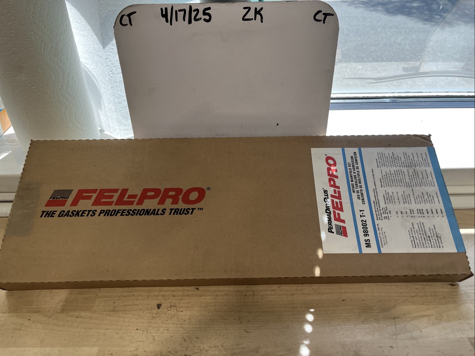 Engine Intake Manifold Gasket Set Fel-Pro MS 98002 T-1 Engine Intake Manifold Gasket Set Fel-Pro MS 98002 T-1