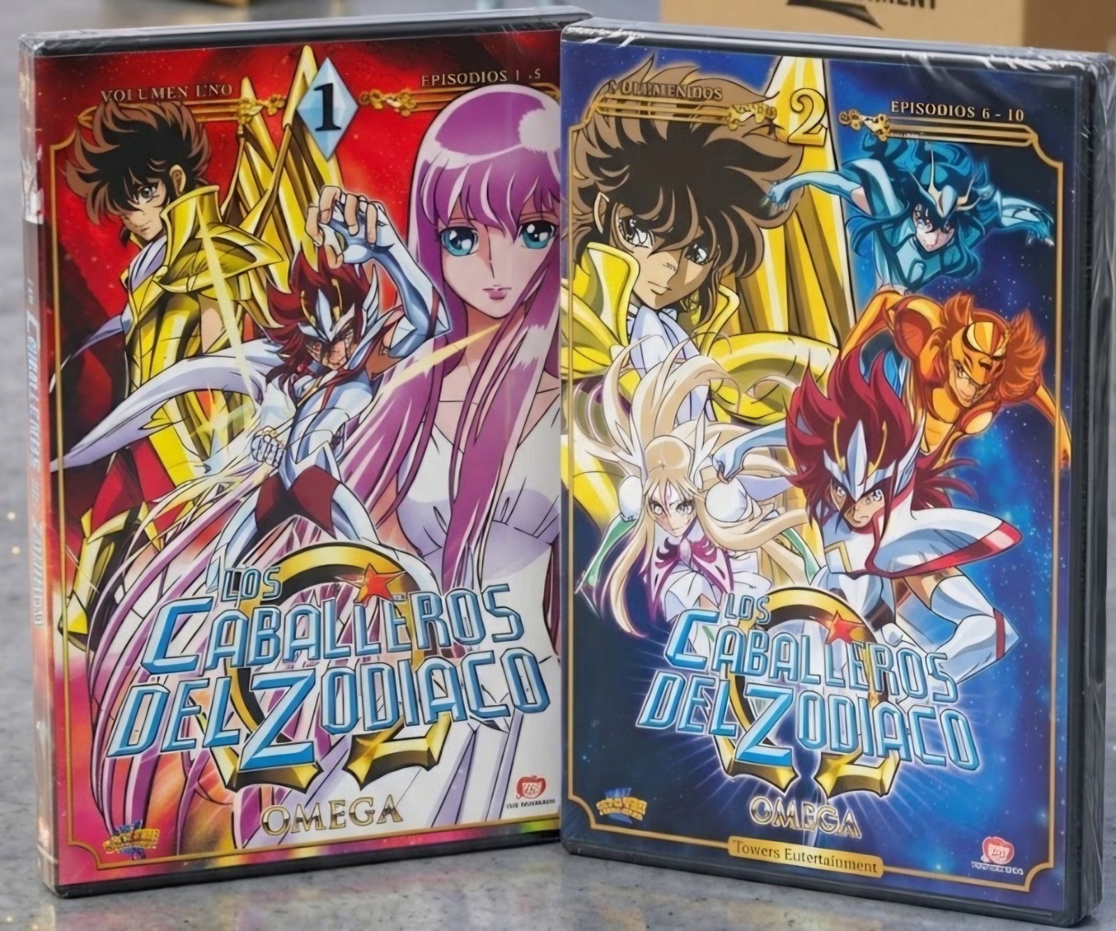 Los Caballeros del Zodiaco DVD Omega 1&2 (Saint Seiya Omega) NEW 